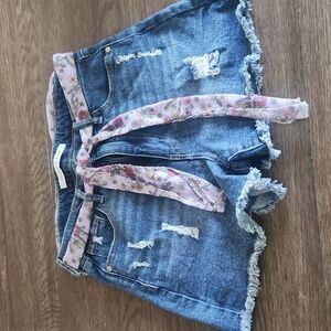 Celebrity Pink denim shorts